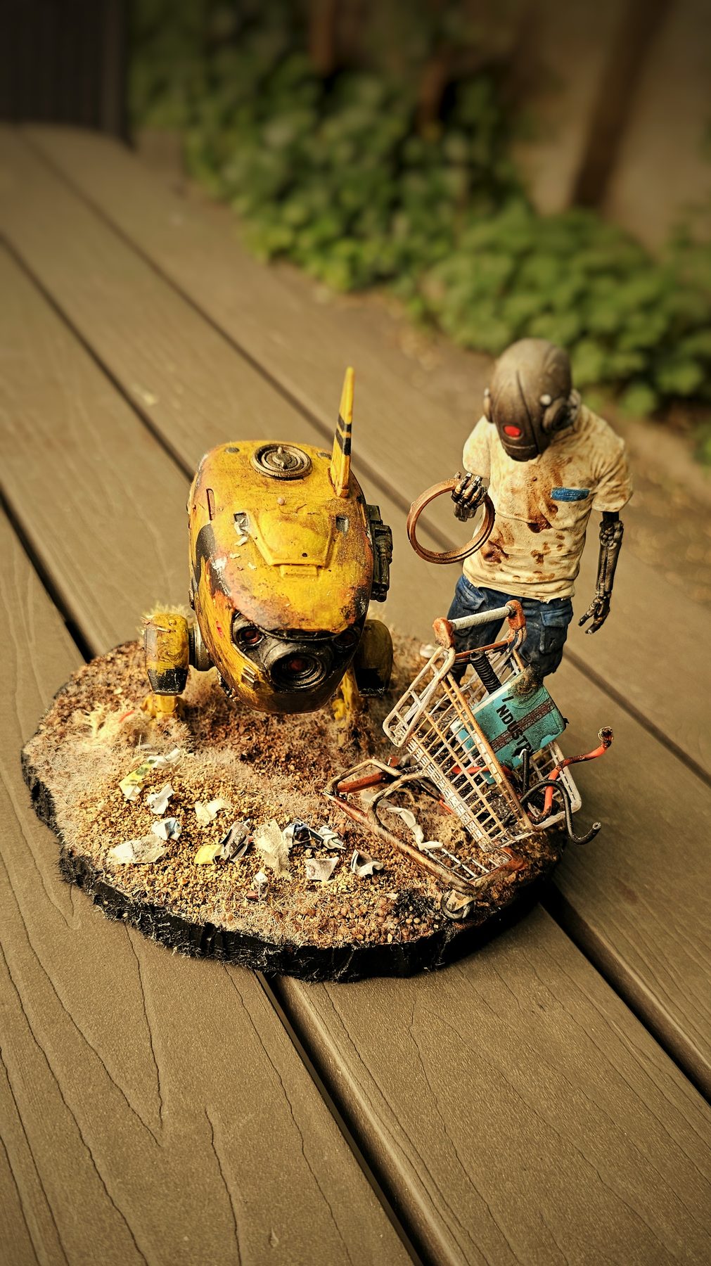 A Good Day mixed media diorama