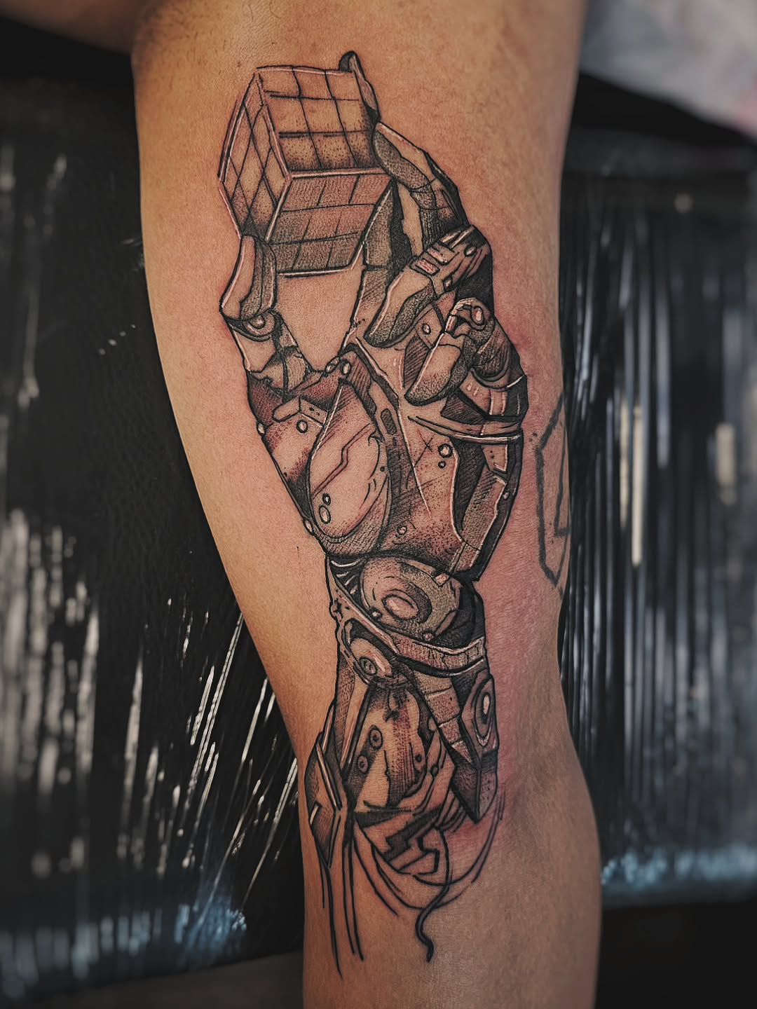 Futurism tattoo work 1