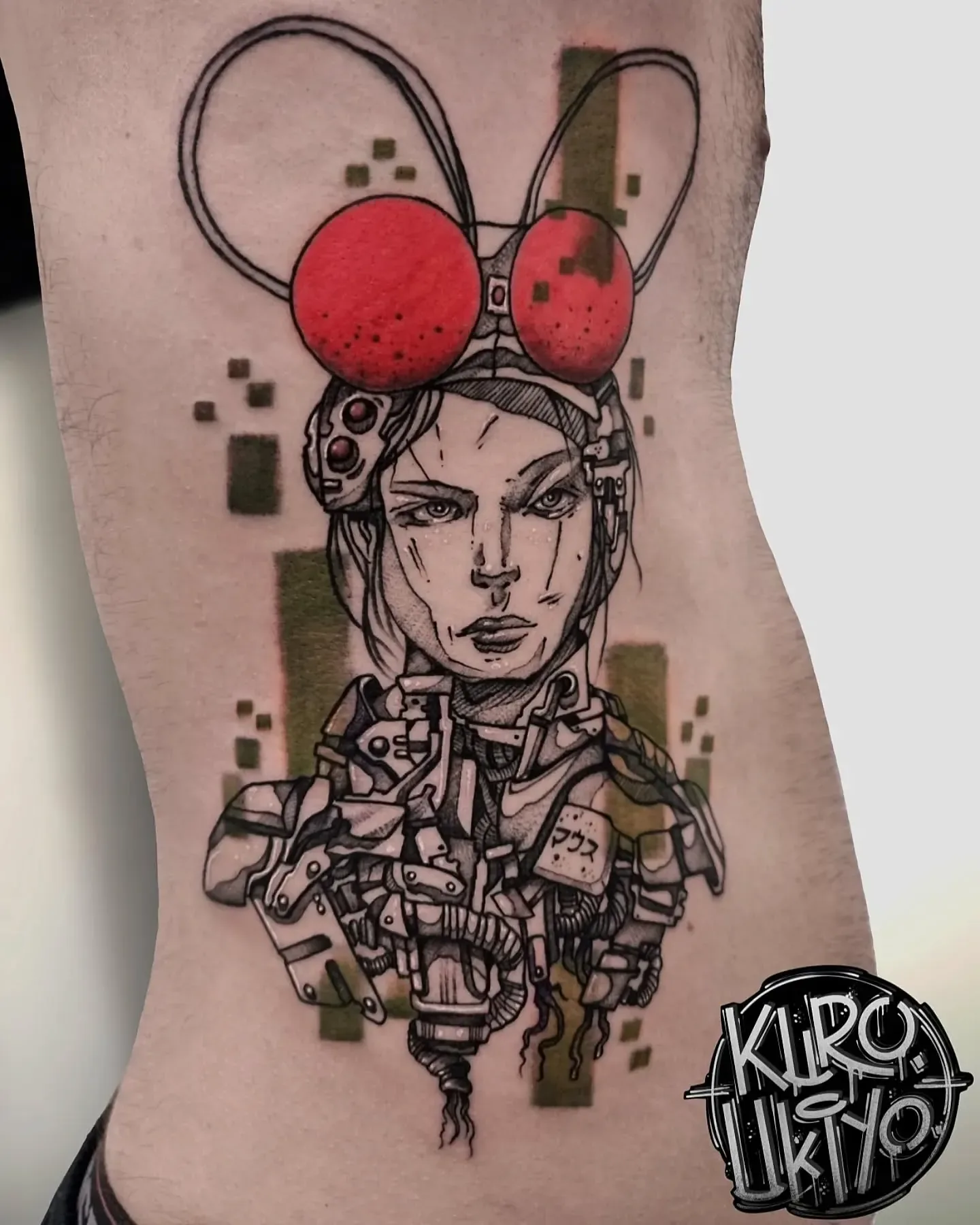 Futurism tattoo work 6
