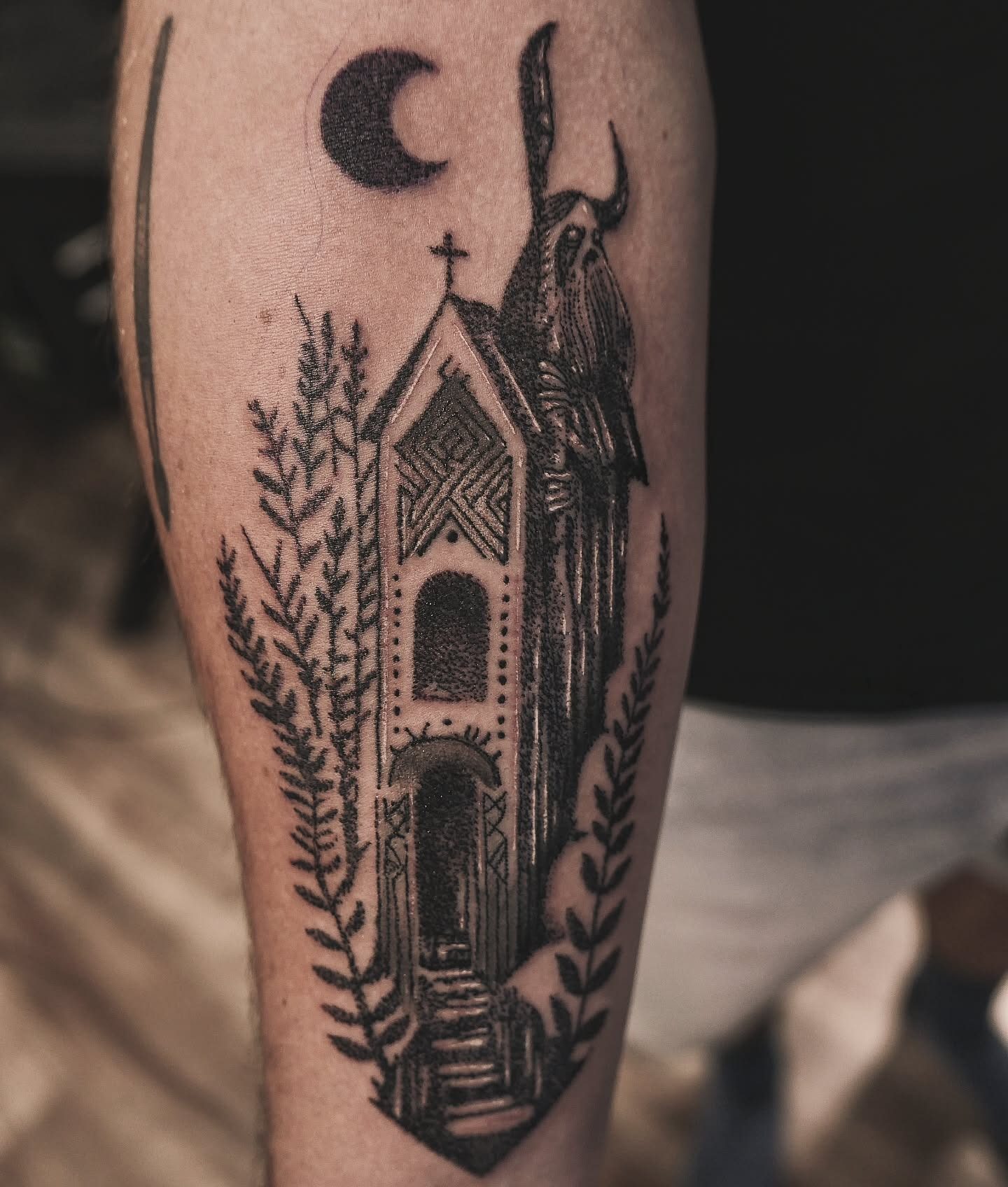 Shadows tattoo work 2