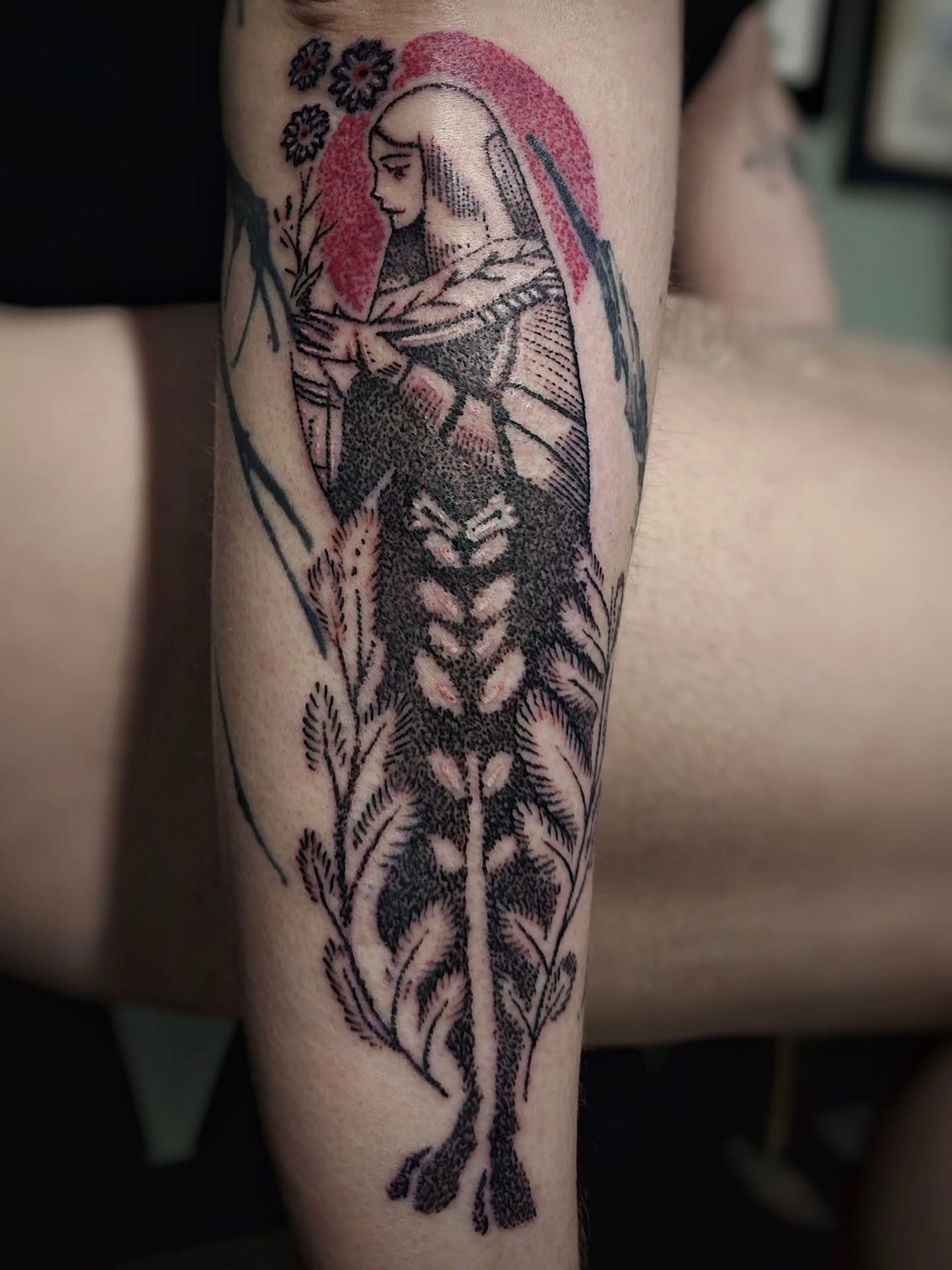 Shadows tattoo work 3