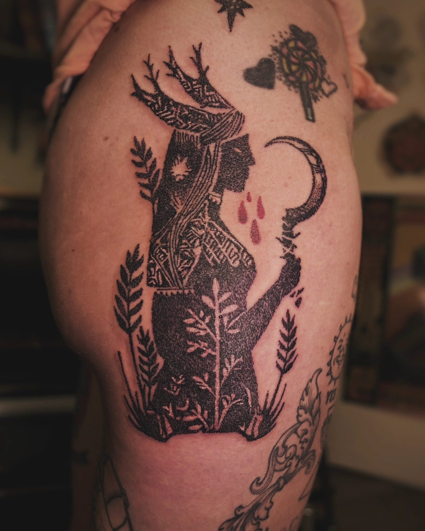 Shadows tattoo work 8